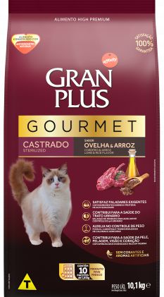 Granplus Gourmet Gatos Castrados Ovelha/Arroz 10x1kg