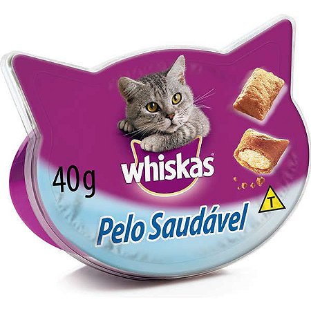 Snack Whiskas Temptations Pelo Saudavel 40g