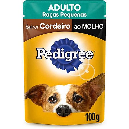 Sache Pedigree Cães Adultos Raças Pequenas Cordeiro Ao Molho 100g