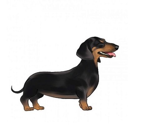 Adesivo Alto Relevo Dachshund