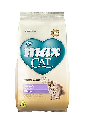 Max Cat Professional Line Gatos Filhotes Frango 20kg