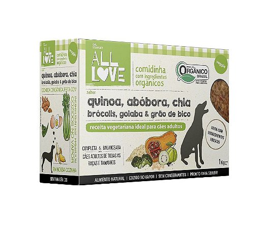 All Love Comidinha Cães Adultos Veggie 1kg