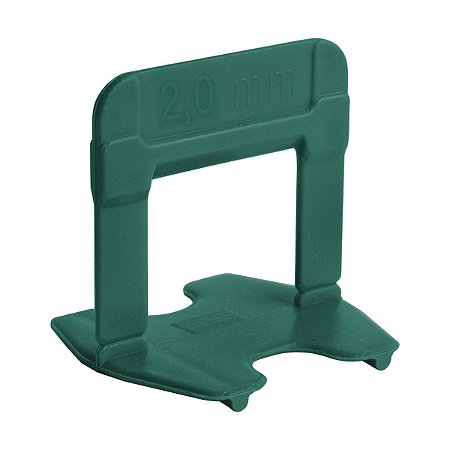 Espaçador Nivelador Piso Porcelanato Eco Cortag 2 mm 500 un. Verde
