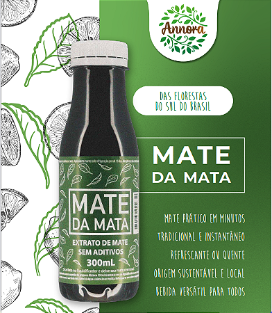 Extrato de Erva Mate Concentrado -Mate da Mata - 300ML