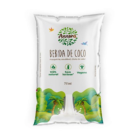 Leite de Coco Não Adoçado Sachet 711ml