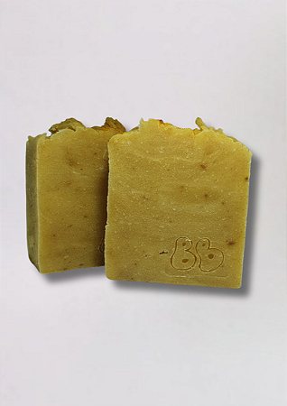 Sabonete Natural Cúrcuma e Argila Branca