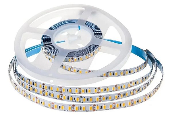 Fita LED 220V SMD2835, 120Led/m, 1 metro com conectores rápidos, branco  neutro ao preço mais barato é na Prinfor