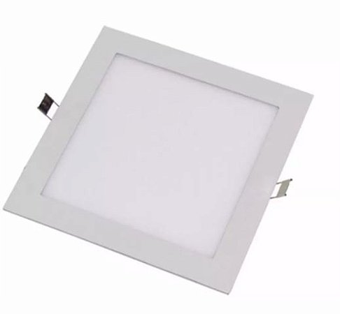 Painel Led Quadrado Embutir 18W 3000K Bivolt