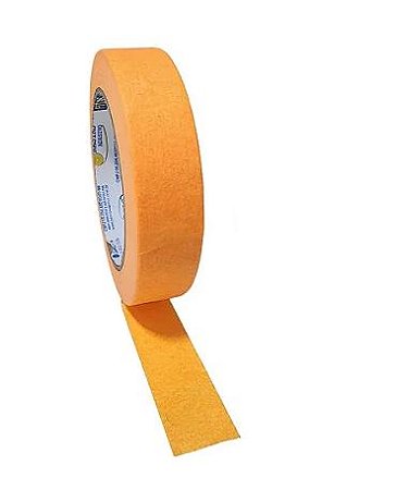 Fita Crepe 18mmx30m Cor Laranja Neon