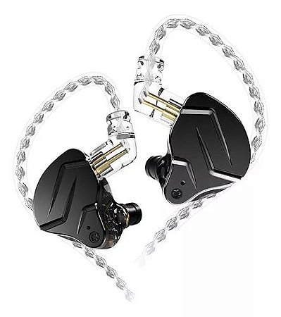 Fone de Ouvido KZ Intra Auricular ZSN Pro X Preto
