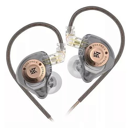 Fone de Ouvido KZ EDX Pro X Cinza