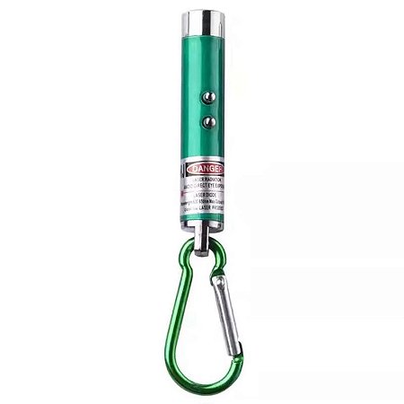 Caneta Laser Mini Chaveiro Verde