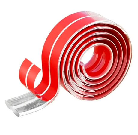 Fita Adesiva de Proteção de quina 1cmx1cmx2m Transparente