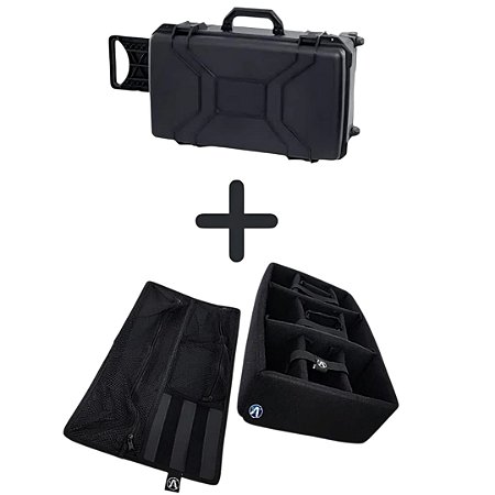 Patola MP055 Preta com Kit Divisória e Estojo ATM