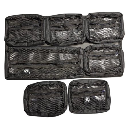 Organizador de Tampa Lona Removível com 7 Peças Para Case Maleta MP0055 ATM Pro