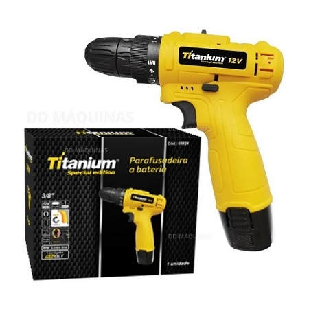 Parafusadeira Bateria 12V Special Edition - Titanium