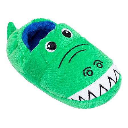 Pantufa Infantil Para Menino Jacaré Verde Pimpolho - Via Toys - Loja Online  de Brinquedos e Artigos Infantis
