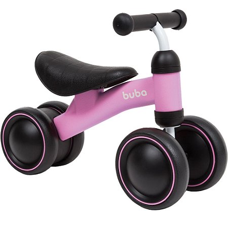 Bicicleta de Equilíbrio Buba 4 Rodas para Bebê Rosa - Via Toys - Loja  Online de Brinquedos e Artigos Infantis