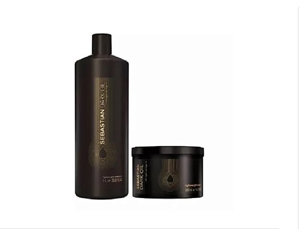 Kit Sebastian Dark Oil Shampoo 1l + Máscara 500g