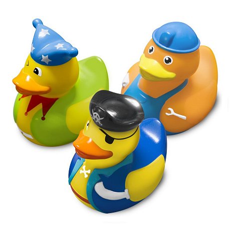 Brinquedos para Banho (+9M) - Patos de Fantasia - Comtac Kids