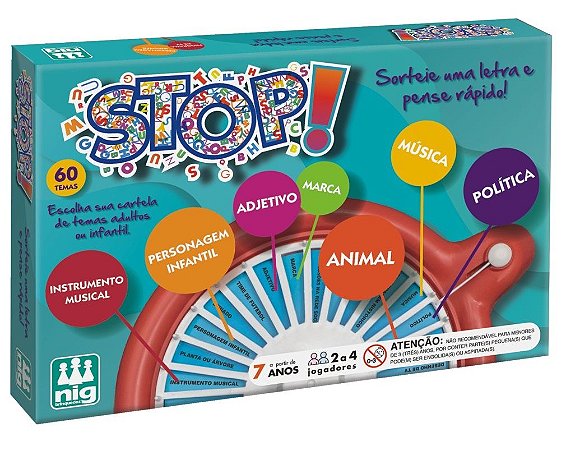 Jogo Stop (+7 anos) - Nig Brinquedos
