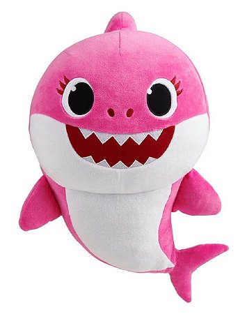 Pelúcia Musical Mommy Shark (+3 anos) - Baby Shark - Sunny Brinquedos
