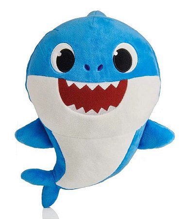 Pelúcia Musical Daddy Shark (+3 anos) - Baby Shark - Sunny Brinquedos