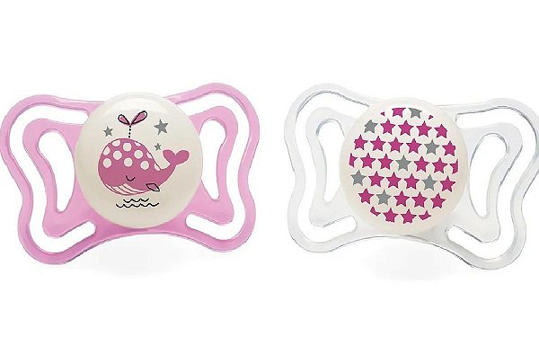 Chupeta Physio Light Menina (2-6m) - Chicco