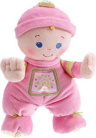 Minha Primeira Boneca (+1m) Rosa Fisher Price