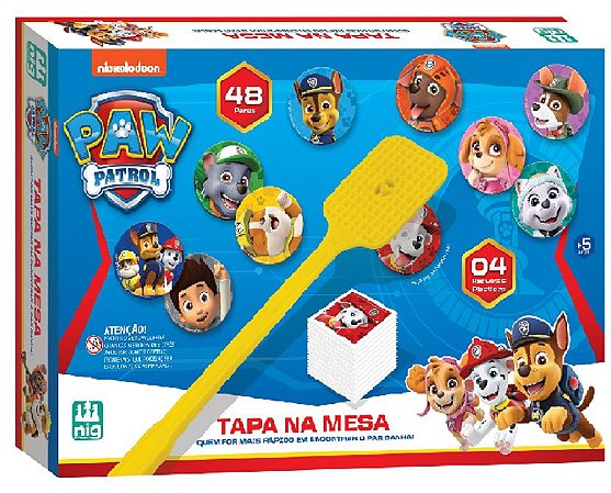 Jogo Tapa na Mesa Patrulha Canina - Nig Brinquedos