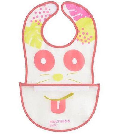 Babador Canguru Rosa - Multikids Baby