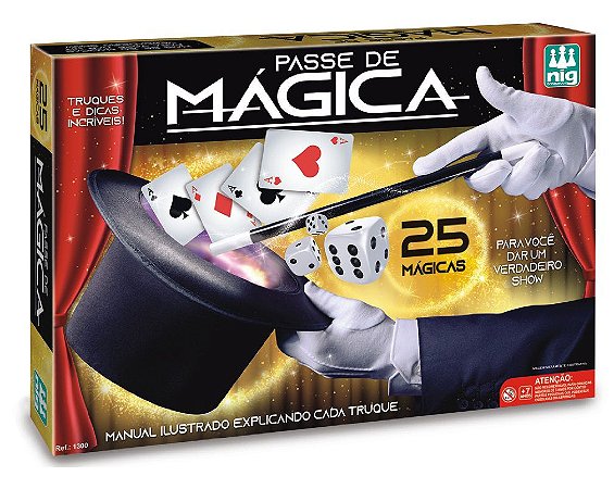 Jogo Passe de Mágica com 25 truques - Nig