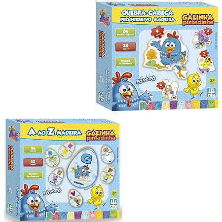 Kit Jogos Galinha Pintadinha - Alves Baby