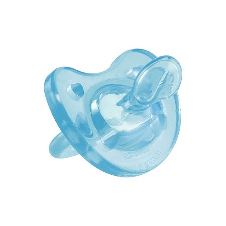 Nova Chupeta Soft Silicone TAM2 6-16M Azul - Chicco