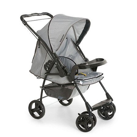 Carrinho Milano Rev II Cinza (0 a 15 Kg) - Galzerano