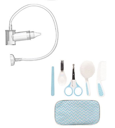 Aspirador Nasal E Kit de Cuidados com o Bebê - Buba