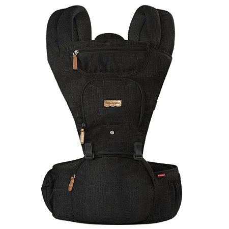 Canguru para bebê Fisher Price Hipseat (0 a 15kg) Preto