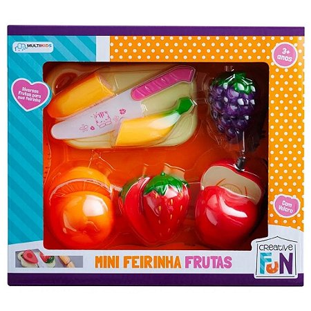 Mini Feirinha de Frutas Creative Fun - Multikids Baby