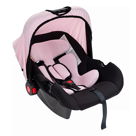Bebê Conforto Dream Preto e Rosa - Styll Baby