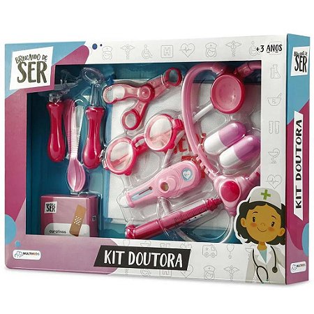 Kit Brincando de Ser Doutora - Multikids