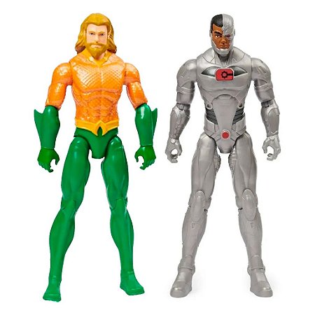 Bonecos DC Aquaman E Cyborg - Sunny Brinquedos