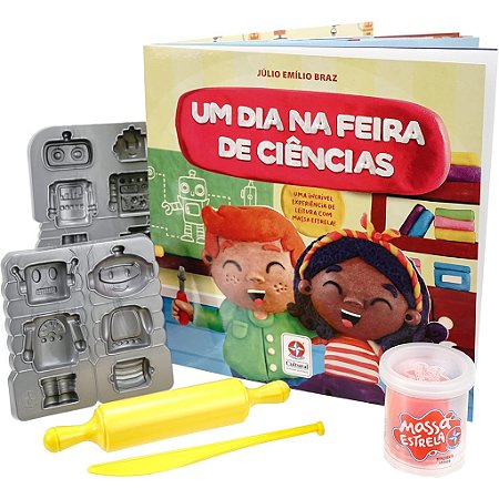 Livro Infantil Estrela Um Dia Na Feira De Ciências Com Massa