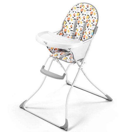 Cadeira de Alimentação Alta Slim Cinza - Multikids Baby