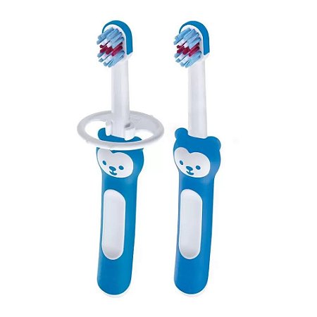 Escova Dental Baby's Brush 2 unidades (6+m) - Azul - MAM