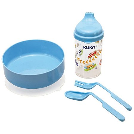 Kit de Alimentação Infantil Azul - Kuka