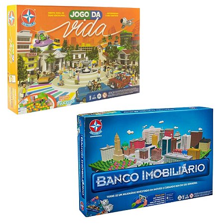 JOGO DE TABULEIRO BANCO IMOBILIARIO MUNDO ORIGINAL ESTRELA