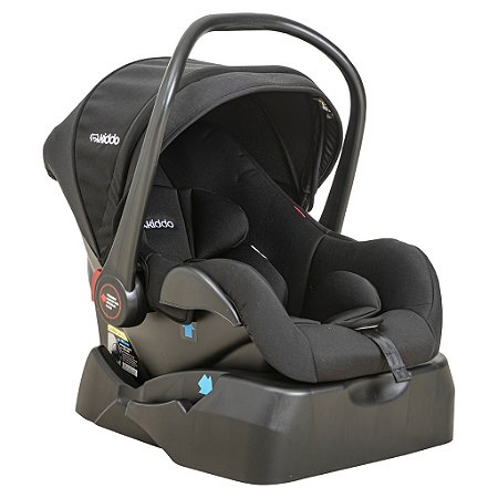 Bebê Conforto Casulo Click Preto com Base para Carrinho Vox