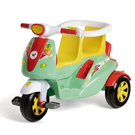 Triciclo Moto Duo Color Infantil 2 em 1 - Calesita