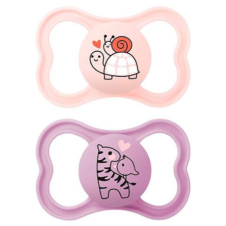 Chupeta Supreme 16+ Embalagem Dupla Rosa - MAM