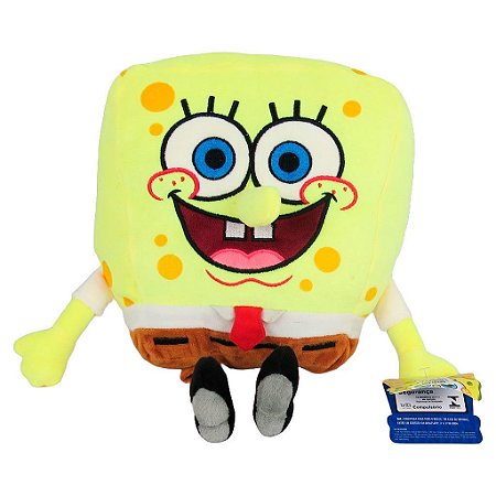 Pelúcia Bob Esponja (30 cm) - Multikids